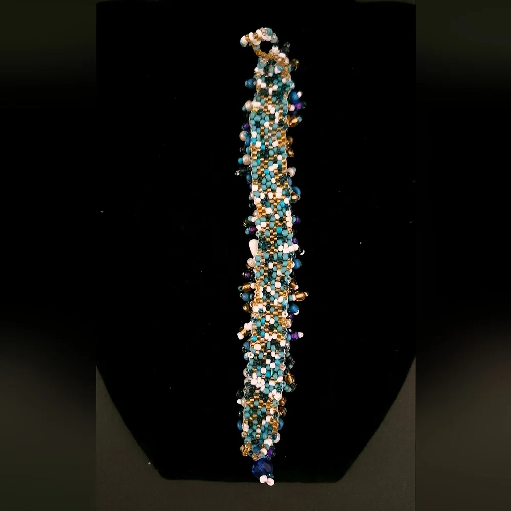 Mexican Bead & Stone Bracelet